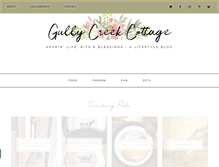 Tablet Screenshot of gullycreekcottage.com